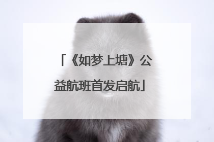 《如梦上塘》公益航班首发启航