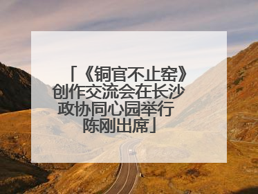 《铜官不止窑》创作交流会在长沙政协同心园举行 陈刚出席