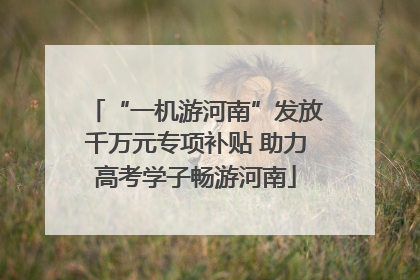 “一机游河南”发放千万元专项补贴 助力高考学子畅游河南
