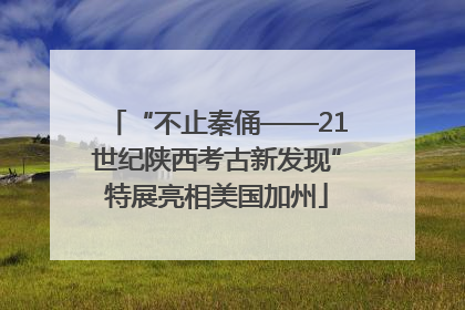 “不止秦俑——21世纪陕西考古新发现”特展亮相美国加州