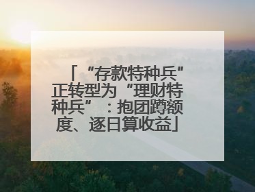 “存款特种兵”正转型为“理财特种兵”：抱团蹲额度、逐日算收益