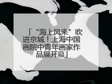 “海上风来”吹进京城！上海中国画院中青年画家作品展开幕