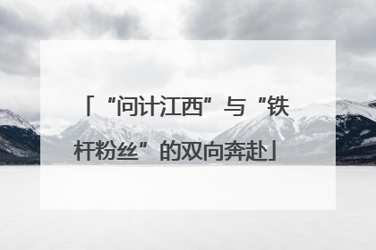 “问计江西”与“铁杆粉丝”的双向奔赴