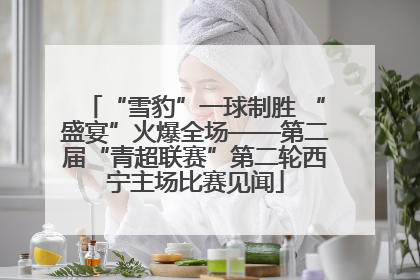 “雪豹”一球制胜 “盛宴”火爆全场——第二届“青超联赛”第二轮西宁主场比赛见闻