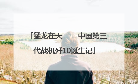 猛龙在天——中国第三代战机歼10诞生记
