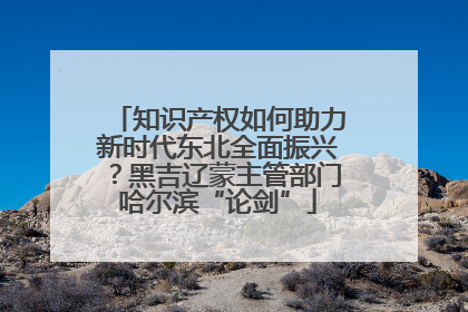 知识产权如何助力新时代东北全面振兴？黑吉辽蒙主管部门哈尔滨“论剑”