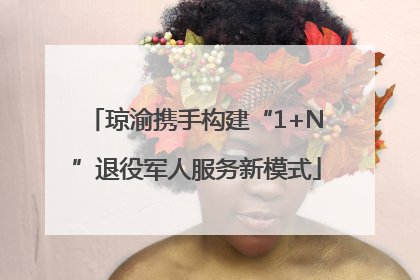 琼渝携手构建“1+N”退役军人服务新模式