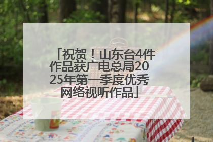 祝贺！山东台4件作品获广电总局2025年第一季度优秀网络视听作品