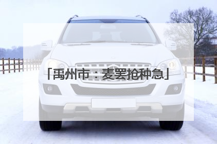 禹州市：麦罢抢种急