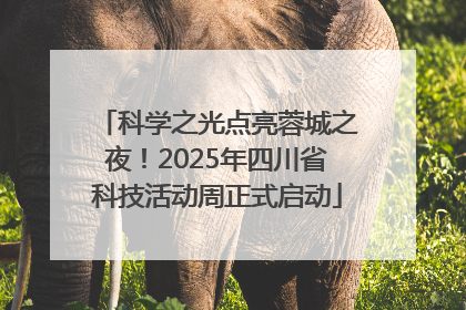 科学之光点亮蓉城之夜！2025年四川省科技活动周正式启动