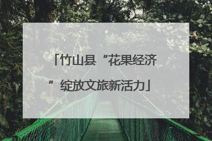 竹山县“花果经济”绽放文旅新活力