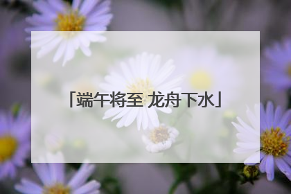 端午将至 龙舟下水