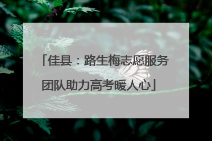 佳县：路生梅志愿服务团队助力高考暖人心