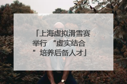 上海虚拟滑雪赛举行 “虚实结合”培养后备人才