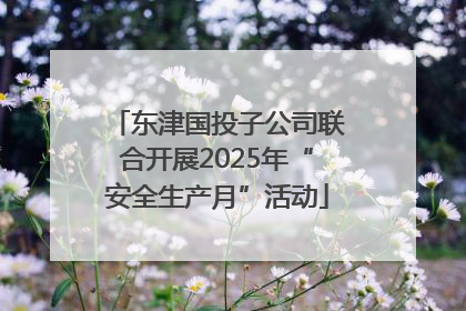 东津国投子公司联合开展2025年“安全生产月”活动