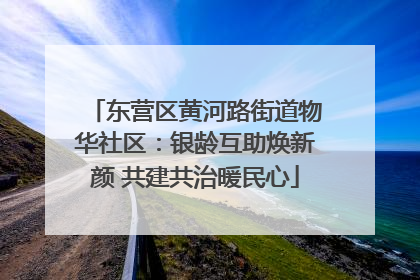 东营区黄河路街道物华社区：银龄互助焕新颜 共建共治暖民心
