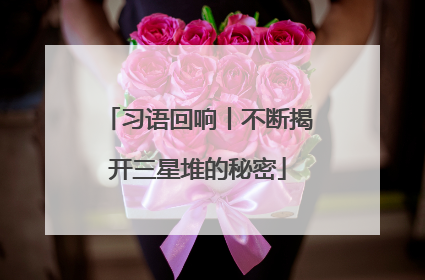 习语回响丨不断揭开三星堆的秘密