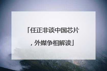 任正非谈中国芯片，外媒争相解读