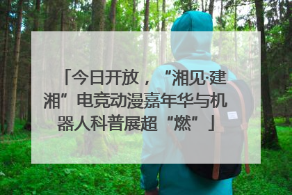 今日开放，“湘见·建湘”电竞动漫嘉年华与机器人科普展超“燃”