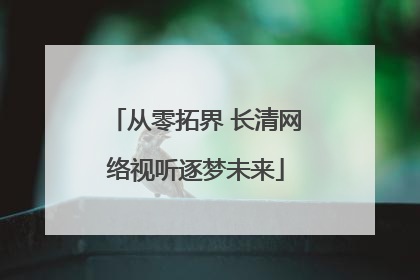 从零拓界 长清网络视听逐梦未来