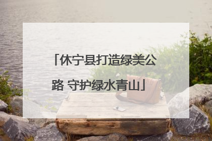 休宁县打造绿美公路 守护绿水青山