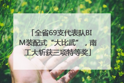 全省69支代表队BIM装配式“大比武”，南工大斩获三项特等奖