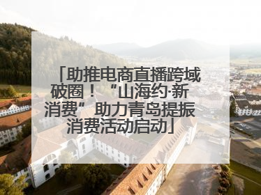 助推电商直播跨域破圈！“山海约·新消费”助力青岛提振消费活动启动