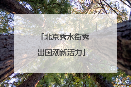 北京秀水街秀出国潮新活力