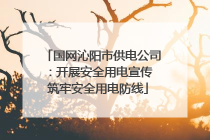 国网沁阳市供电公司：开展安全用电宣传 筑牢安全用电防线