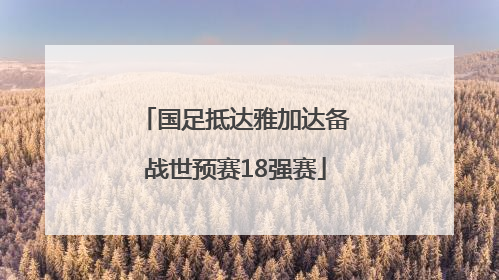国足抵达雅加达备战世预赛18强赛