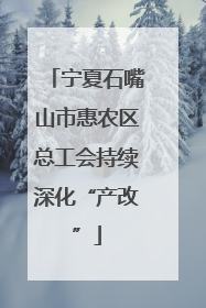 宁夏石嘴山市惠农区总工会持续深化“产改”