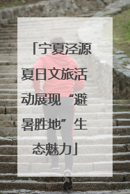 宁夏泾源夏日文旅活动展现“避暑胜地”生态魅力