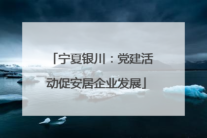 宁夏银川：党建活动促安居企业发展