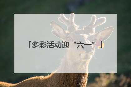 多彩活动迎“六一”