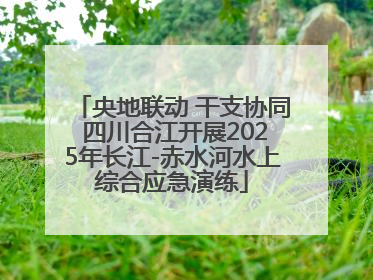 央地联动 干支协同 四川合江开展2025年长江-赤水河水上综合应急演练