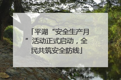 平湖“安全生产月”活动正式启动，全民共筑安全防线