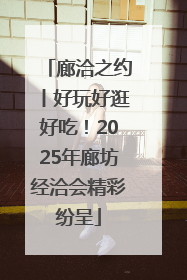 廊洽之约丨好玩好逛好吃！2025年廊坊经洽会精彩纷呈