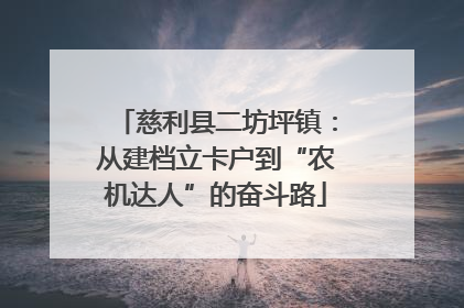 慈利县二坊坪镇：从建档立卡户到“农机达人”的奋斗路