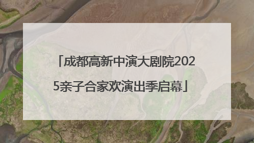 成都高新中演大剧院2025亲子合家欢演出季启幕
