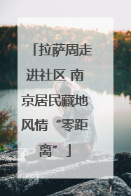 拉萨周走进社区 南京居民藏地风情“零距离”