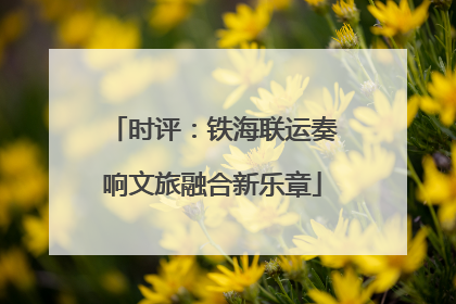 时评：铁海联运奏响文旅融合新乐章