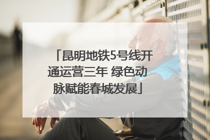 昆明地铁5号线开通运营三年 绿色动脉赋能春城发展