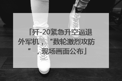 歼-20紧急升空逼退外军机，“数轮激烈攻防”，现场画面公布