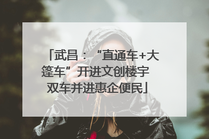 武昌：“直通车+大篷车”开进文创楼宇 双车并进惠企便民