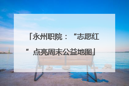 永州职院：“志愿红”点亮周末公益地图