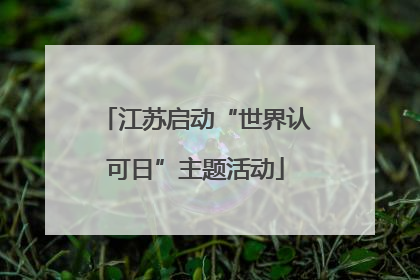 江苏启动“世界认可日”主题活动