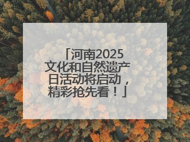河南2025文化和自然遗产日活动将启动，精彩抢先看！