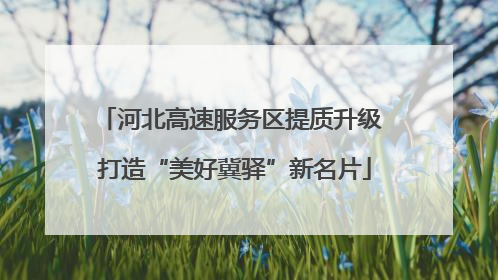 河北高速服务区提质升级 打造“美好冀驿”新名片