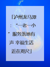 泸州龙马潭：“一老一小”服务落地有声 幸福生活近在咫尺