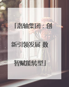 洛轴集团：创新引领发展 数智赋能转型